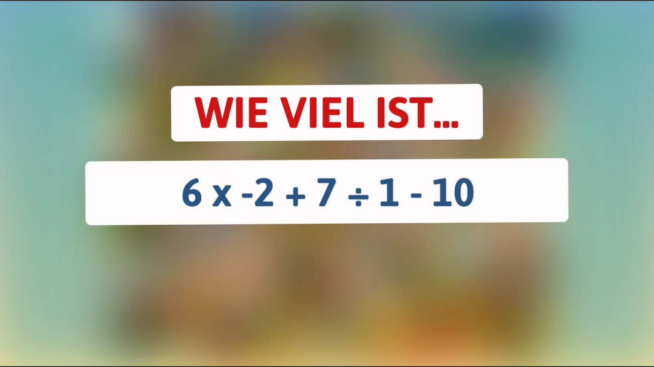 Kannst du diese knifflige Gleichung lösen? Nur wahre Genies kennen die Antwort!"